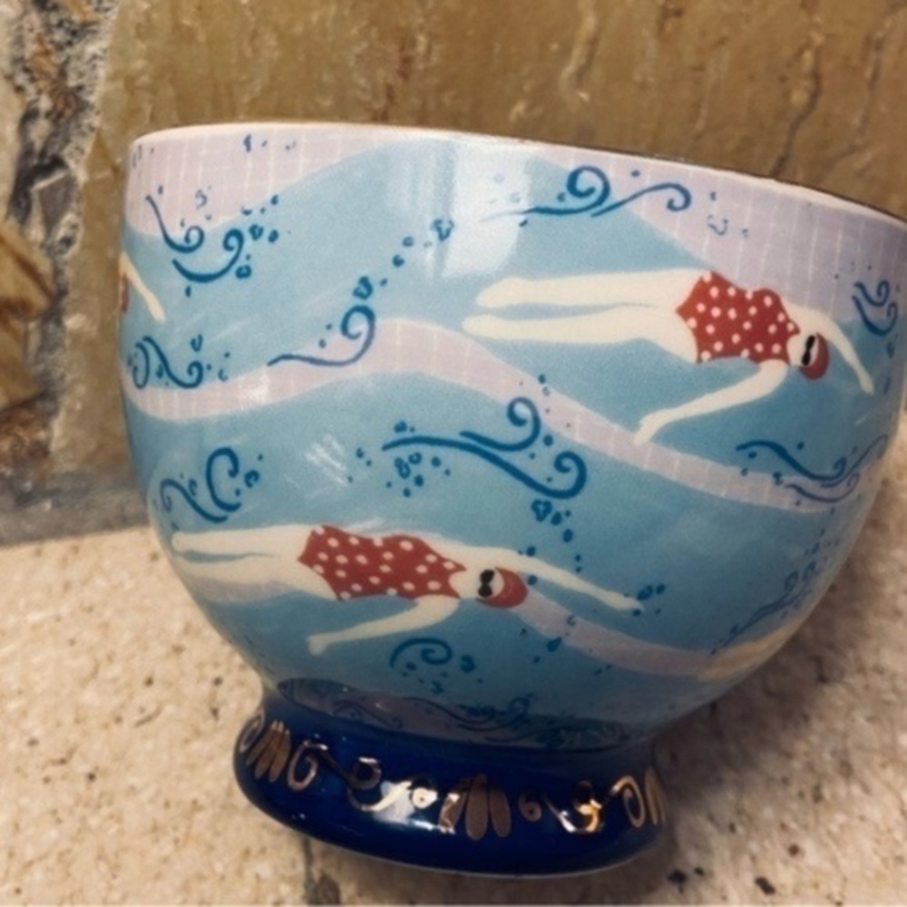 House of Disaster porcelain TEACUP BOULEVARD synchronized swim collectibles